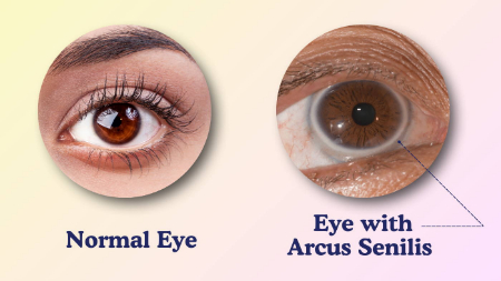 آرکوس سنیلیس, حلقه سفید دور قرنیه