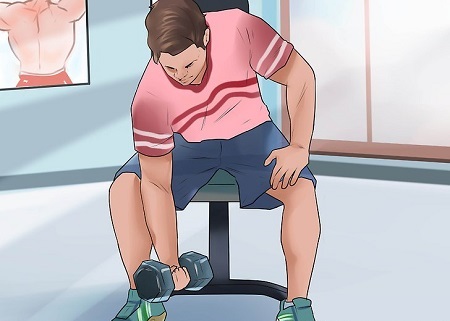 آموزش حرکت جلو بازو دمبل تمرکزی, جلوبازو دمبل تمرکزی, حرکت جلو بازو دمبل تمرکزی