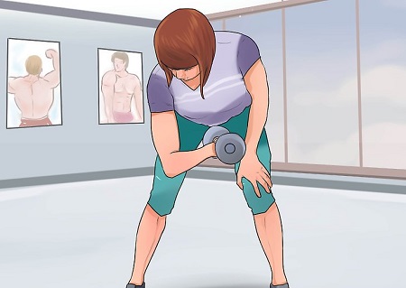 حرکت جلو بازو دمبل تمرکزی, نحوه انجام حرکت جلو بازو تمرکزی با دمبل, حرکت جلو بازو دمبل تمرکزی با یک دست