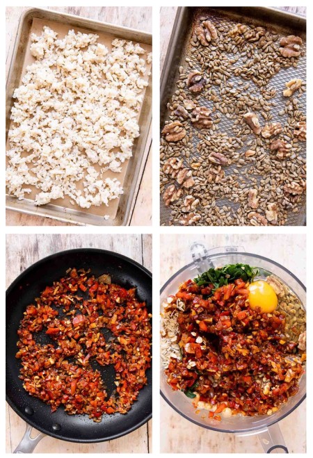 طرز پخت همبرهای گیاهی