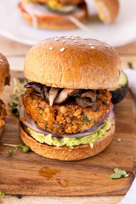 روش های پخت برگرهای گیاهی