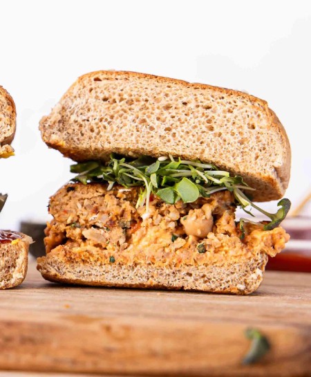 نحوه پخت برگر گیاهی در فر