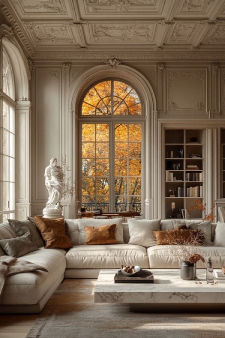 عناصر کلیدی در دکوراسیون نئوکلاسیک