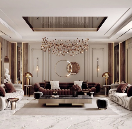 رنگ های مناسب در دکوراسیون نئوکلاسیک