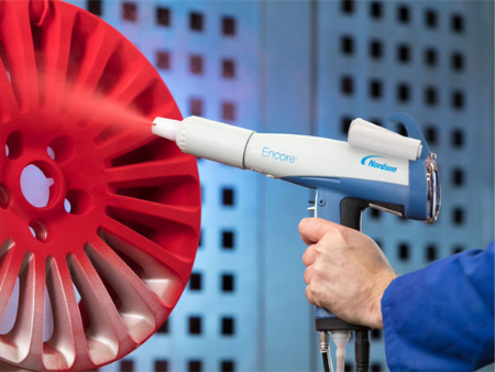 دستگاه رنگ پاش پودری, کار با دستگاه رنگ پاش پودری