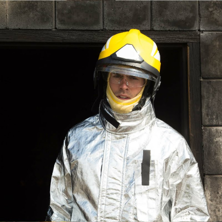 لباس آلومینیومی ضد آتش, لباس محافظ آتش‌نشانی