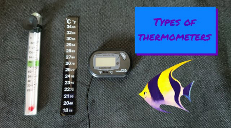 دماسنج آکواریوم, انواع دماسنج آکواریوم