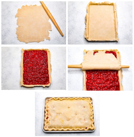 درست کردن پای گیلاس به صورت مرحله ای