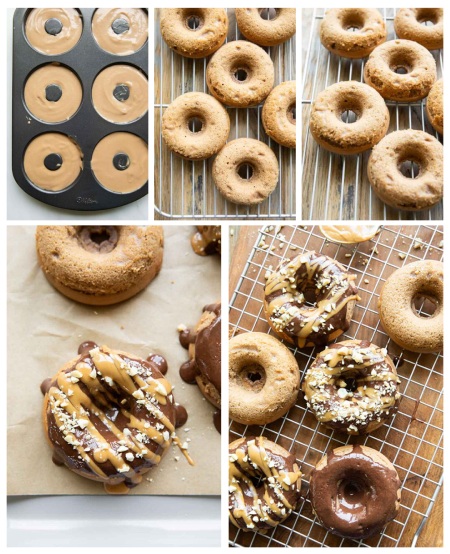 نکاتی برای تهیه دونات های شکلاتی با کره بادام زمینی