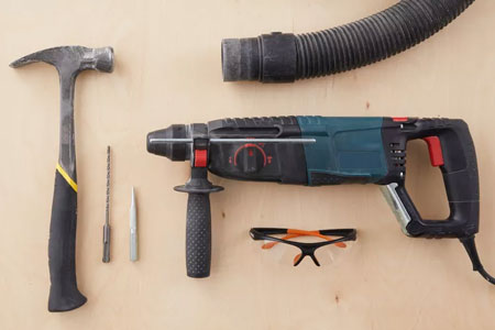 دریل بتن کن,نحوه کار دریل بتن کن