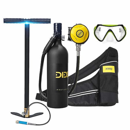 ماسک کپسول سرخود, استفاده از ماسک کپسول سرخود , استفاده از ماسک کپسول سرخود در غواصی