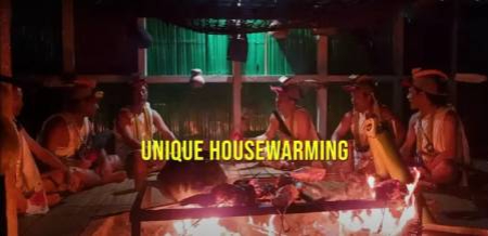 مراسم شکار سر قبیله نیشی,مراسم تدفین قبیله نیشی