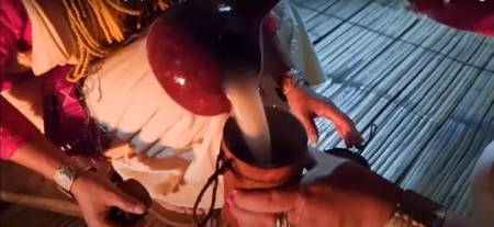 مراسم شکار سر قبیله نیشی,مراسم تدفین قبیله نیشی