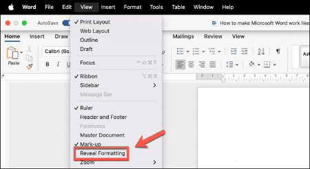 رفع مشکل قالب‌بندی در Word, تمیز کردن فرمت متن در ورد