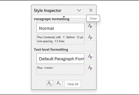 رفع مشکل قالب‌بندی در Word, تمیز کردن فرمت متن در ورد