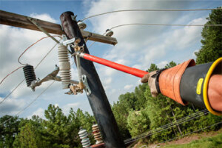 چوب استیک ایمنی, ایمنی خطوط فشار قوی