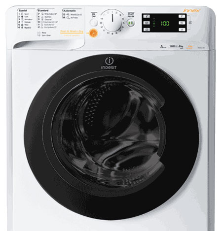 ارور لباسشویی ایندزیت, ارورهای مختلف ماشین لباسشویی ایندزیت