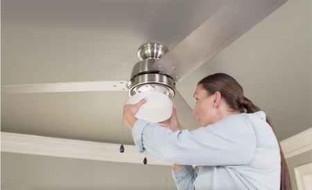 علل سر و صدای پنکه سقفی, تعمیر صدای پنکه سقفی