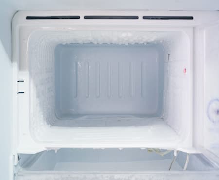 مراحل دیفراست دستی یخچال, روشن شدن چراغ دیفراست یخچال, آموزش تعمیر دیفراست یخچال