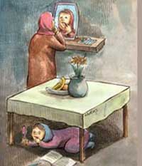 آرایش کردن دختران,لوازم آرایش ,آرایش دختر