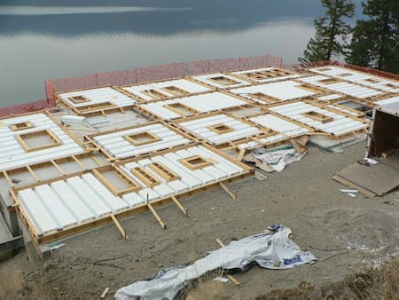 مراحل اجرای سقف تیرچه یونولیت, جداول سقف تیرچه یونولیت