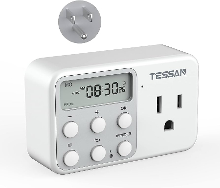 پریز تایمردار, پریز تایمر دار آنالوگ, تایمر برق, پریز تایمر دار