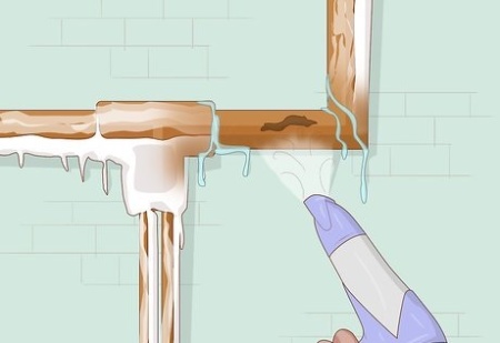 روش باز کردن لوله یخ زده پلاستیکی زیر زمین با سشوار