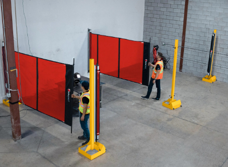 پرده جوشکاری, پرده جوشکاری شفاف