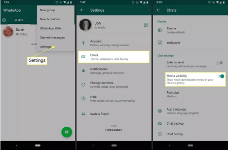 دانلود ویدیو واتساپ, دانلود ویدیو واتساپ در اندروید
