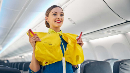 جلیقه نجات هواپیما, تجهیزات ایمنی هواپیما