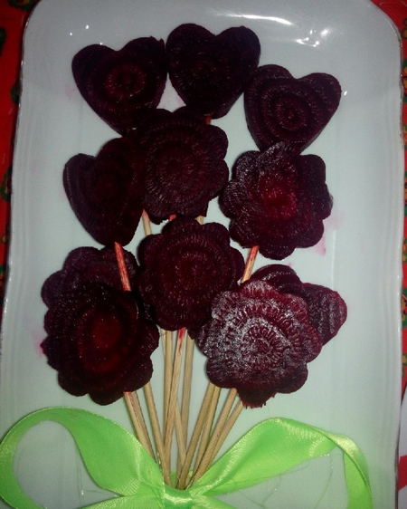 تزیین لبو یلدا,تزیین لبو پخته