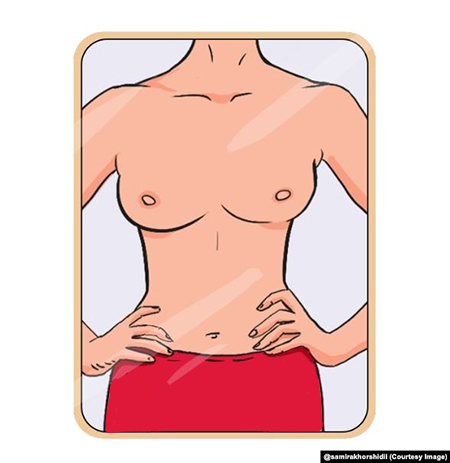 نحوه معاینه پستان در خانه,معاینه پستان