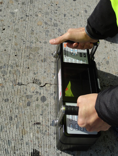 توموگرافی فراصوت بتن, اسکن فراصوت بتن