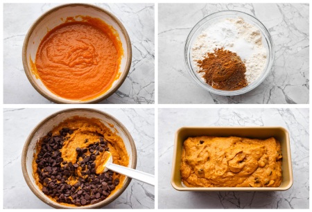 طرز تهیه نان شکلاتی کدو حلوایی