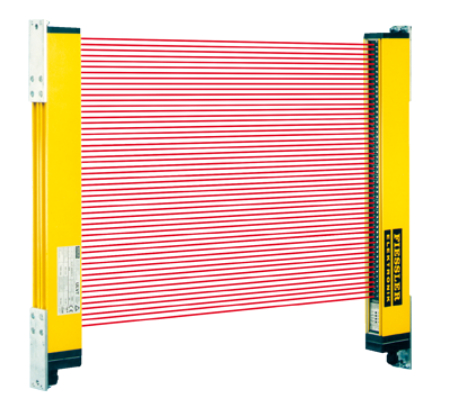 پرده نوری ایمنی, فاصله ایمنی پرده نوری