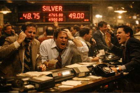 کمترین و بیشترین قیمت نقره در 1980 تا 1990