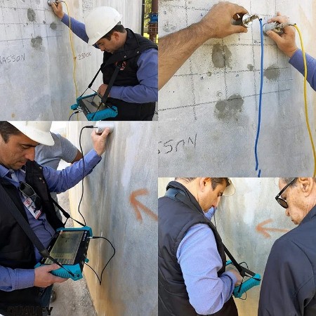 تست التراسونیک بتن, آزمایش التراسونیک بتن