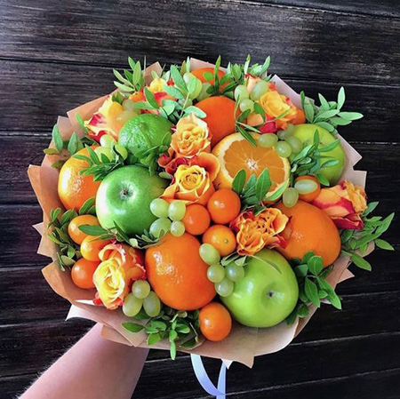 میوه آرایی سیب,میوه آرایی با پرتقال,میوه آرایی آناناس