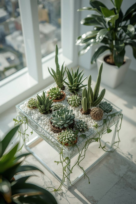 تزیین با کاکتوس, چیدمان کاکتوس