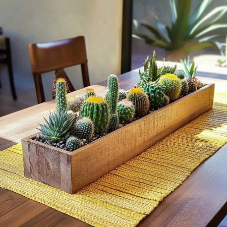 تزیین با کاکتوس, چیدمان کاکتوس