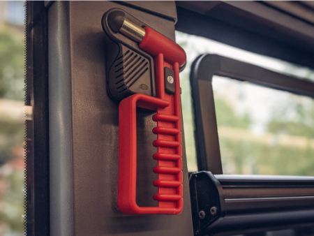 چکش اضطراری, چکش اضطراری اتوبوس