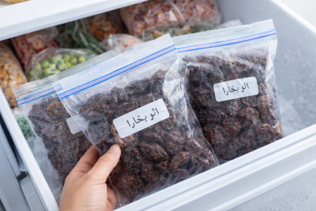 روش نگهداری آلو بخارا در فریزر, فریز کردن آلو تازه