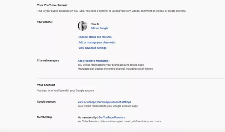 حذف حساب یوتیوب, حذف حساب یوتیوب در اندروید