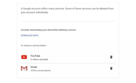 حذف حساب یوتیوب, حذف حساب یوتیوب در اندروید