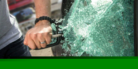 پانچ شیشه شکن, ابزار شکستن شیشه خودرو