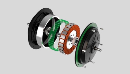 ساختار موتور BLDC کولر آبی