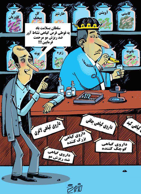 کاریکاتور مفهومی, کاریکاتور گرانی