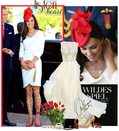 ست لباس شب کیت میدلتون,لباس شب Kate Middleton
