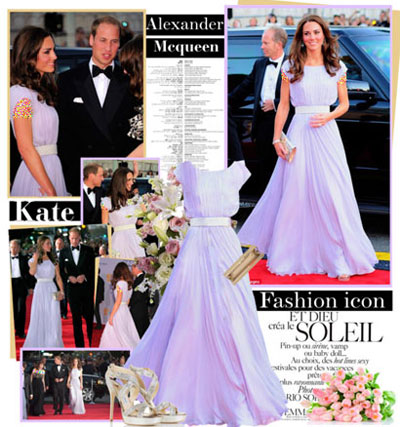 ست لباس شب کیت میدلتون,لباس شب Kate Middleton
